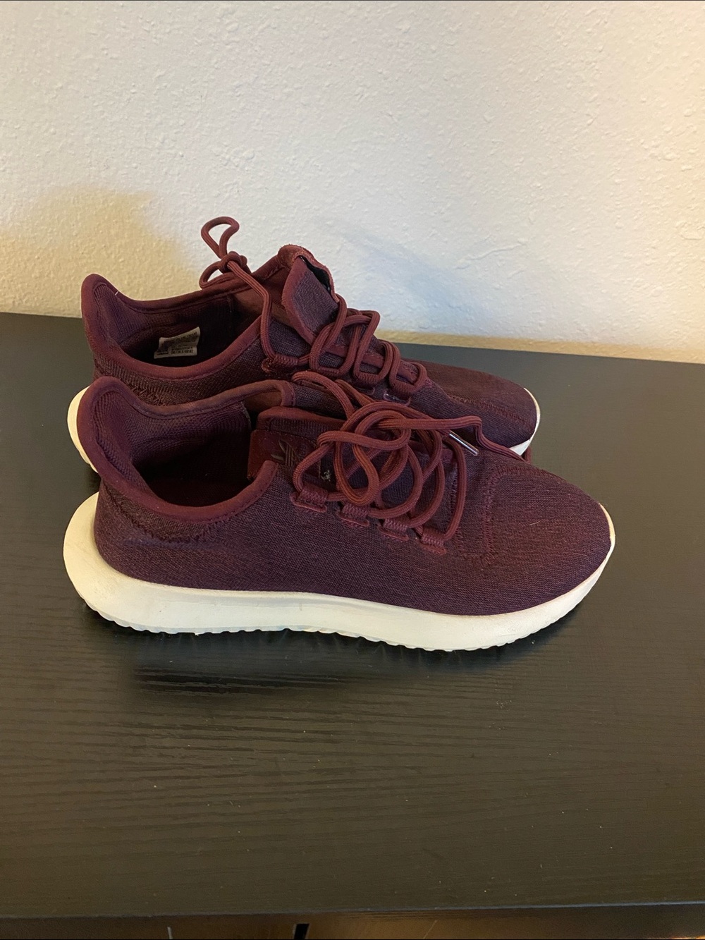 Adidas Burgundy Athletic Shoes - Picture 16 of 17